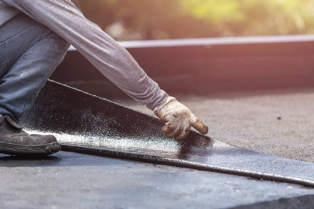 Professional Exterior Waterproofing technician working in Brookhaven, GA